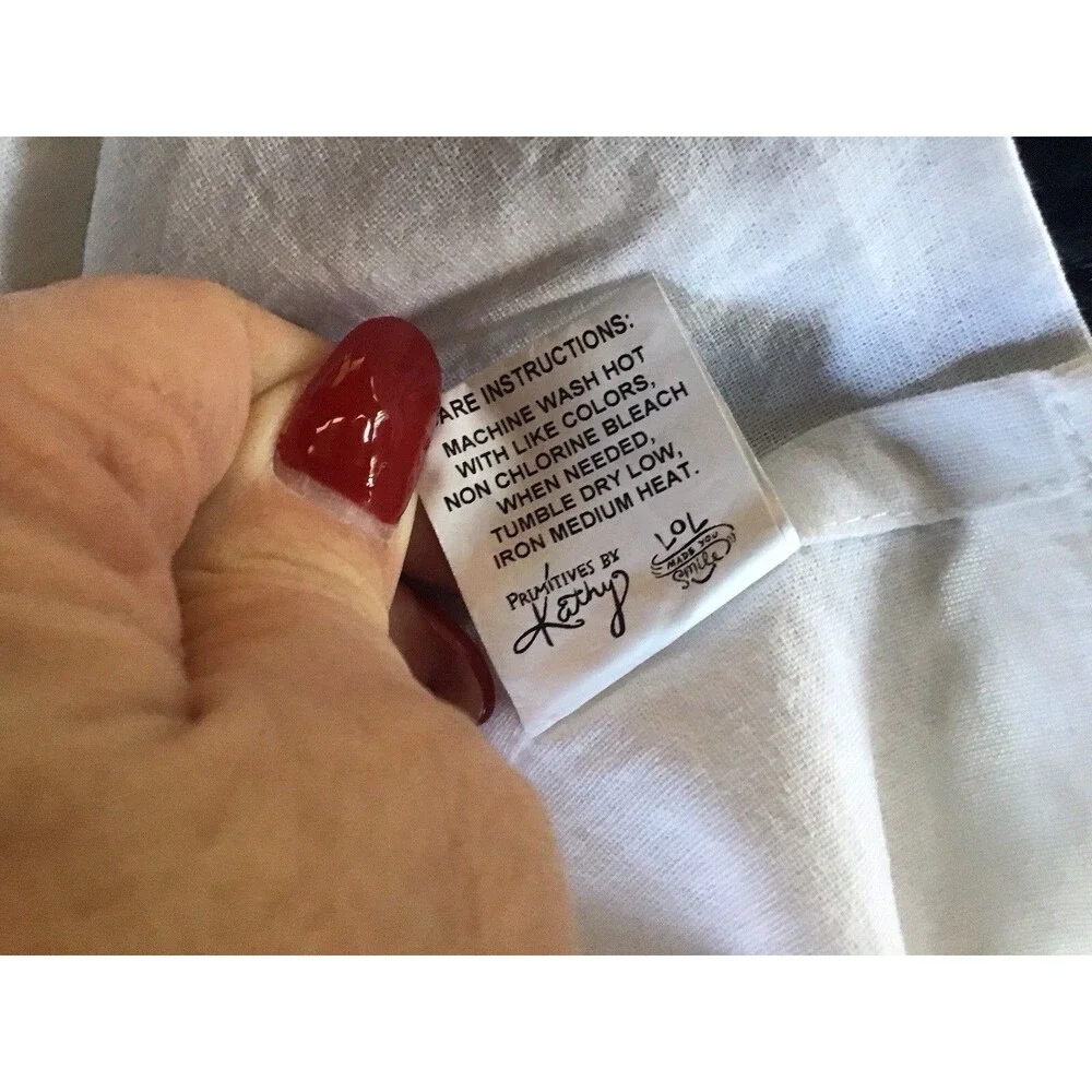 Primatives By Kathy Flour Sack Dish Towel Funny Saying Friendship Marriage NWT